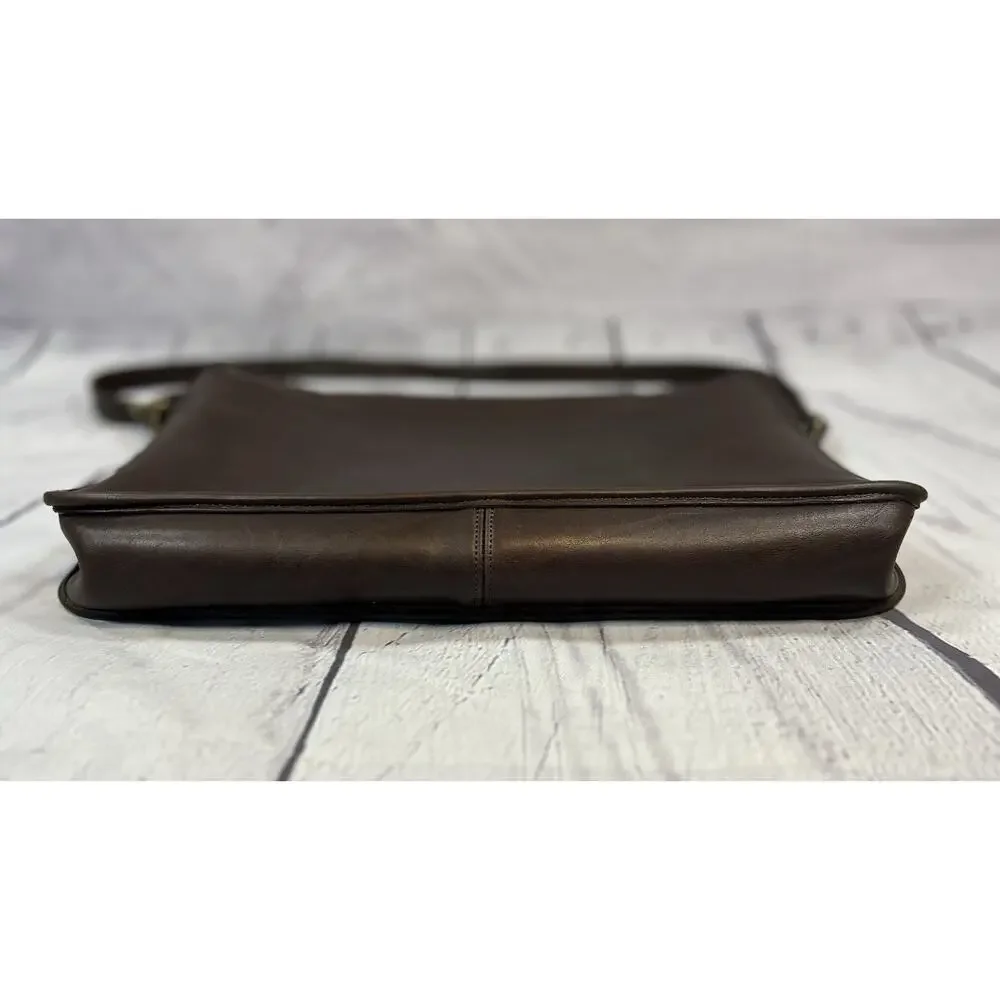 VTG Coach Metropolitan Briefcase Brown Leather Messenger Bag Classic Work Bag - Picture 5 of 9